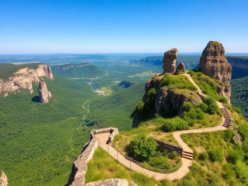 Vianden Castle Circuit hiking trail in Luxembourg - Easy difficulty, 8 km distance